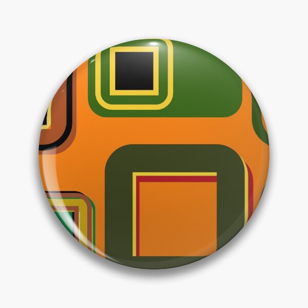 Item preview, KENTE INSPIRED SQUARES - ORANGE designed and sold by HillTopView.