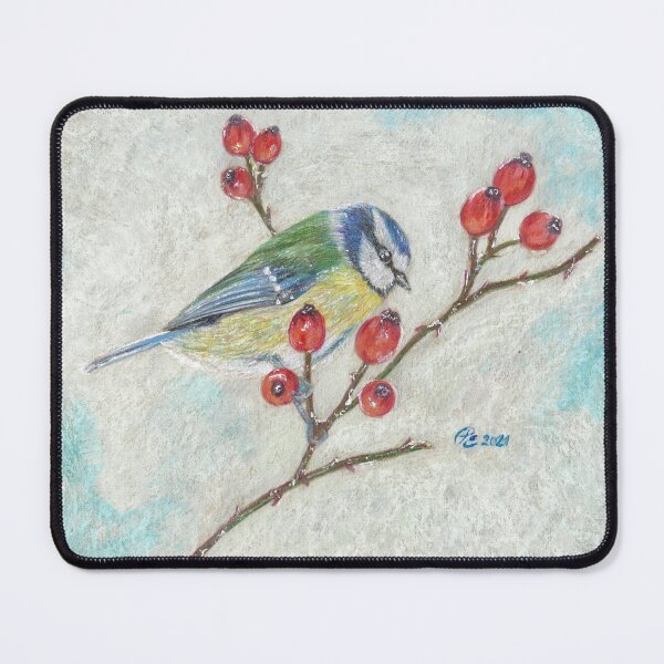 Item preview, Eurasian blue tit (blue tit) designed and sold by Ackoni.