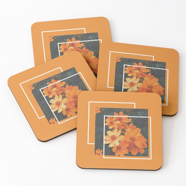 Item preview, Aesthetic Orange Flowers designed and sold by cerenalkan.