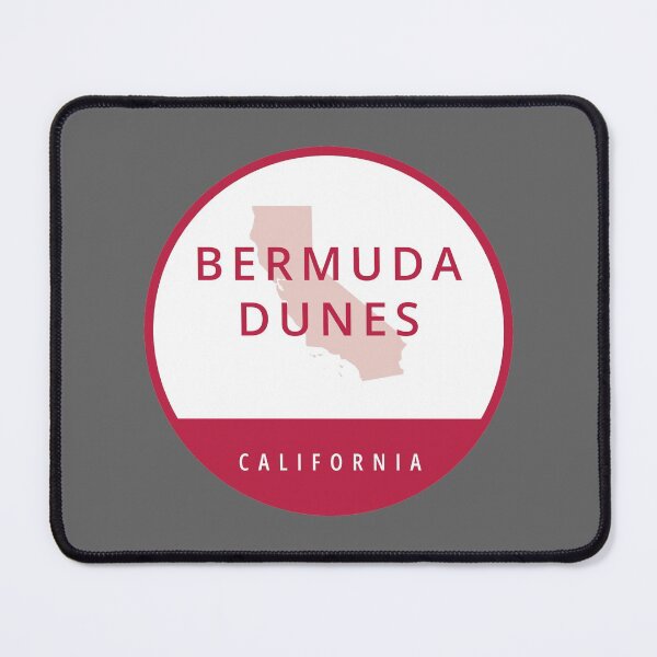 Item preview, Bermuda Dunes California Red Circle State Outline designed and sold by allcitymetro.