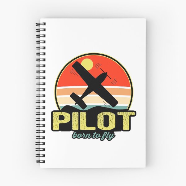 Item preview, Pilot born to fly - Vintage light gift pilot designed and sold by FouDeeziner.