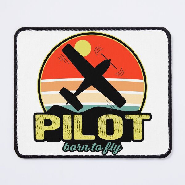 Item preview, Pilot born to fly - Vintage light gift pilot designed and sold by FouDeeziner.