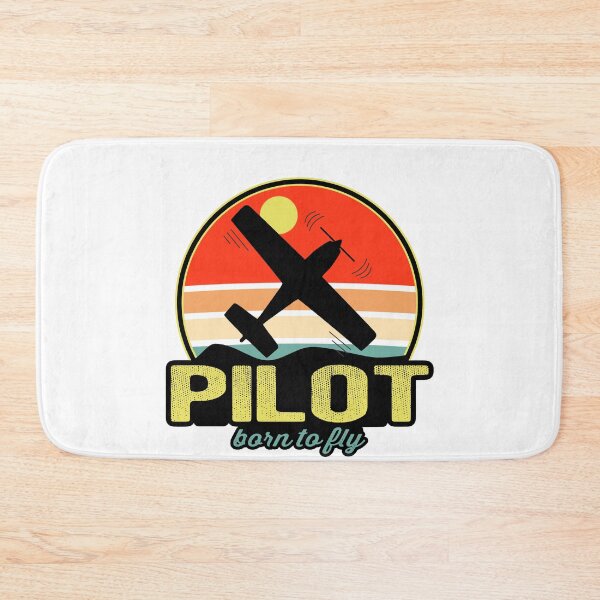 Item preview, Pilot born to fly - Vintage light gift pilot designed and sold by FouDeeziner.