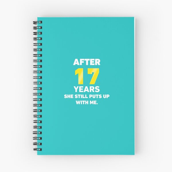 Item preview, 17 Years She Still Puts Up With Me. designed and sold by AlwaysAwesome.