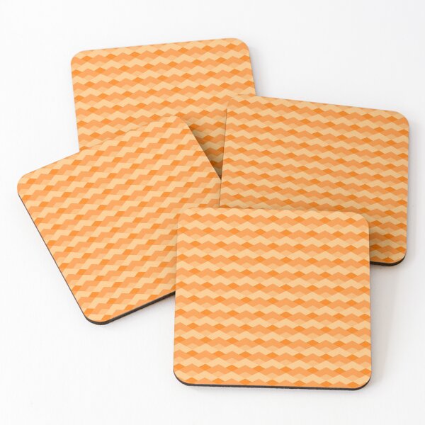 Item preview, Geometric Waves #11 - Orange, Yellow designed and sold by bubblyshades.