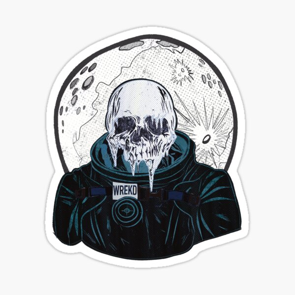 Dark Frozen Lunar Dweller Sticker