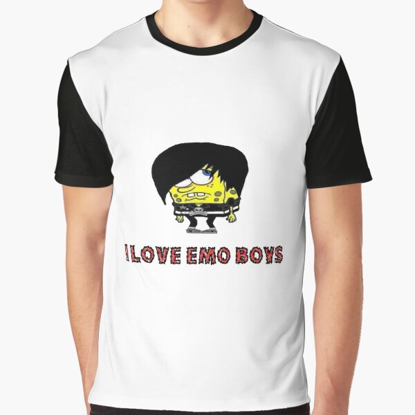 Real Minitoon Roblox I Love Emo Boys T Shirt, Custom prints store