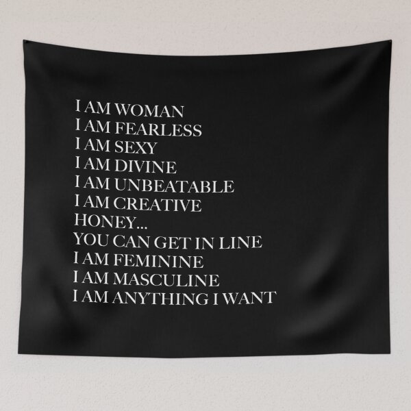 Item preview, I Am Woman  designed and sold by Qarhmau.