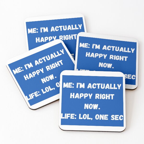 Item preview, Happy until life steps in. designed and sold by Kevin Lehner.