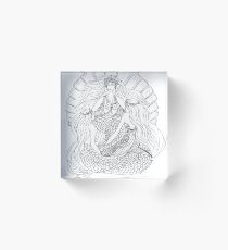 Derceto – ancient Palestine #Mermaid Acrylic Block