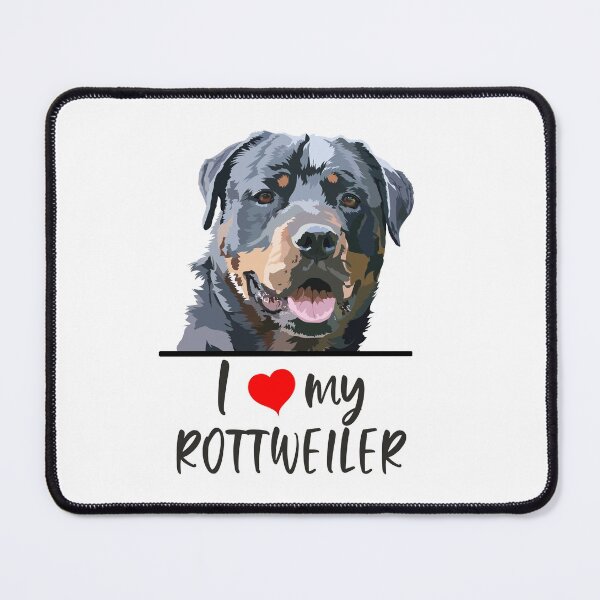 Item preview, I love my Rottweiler designed and sold by Hollyroseart.