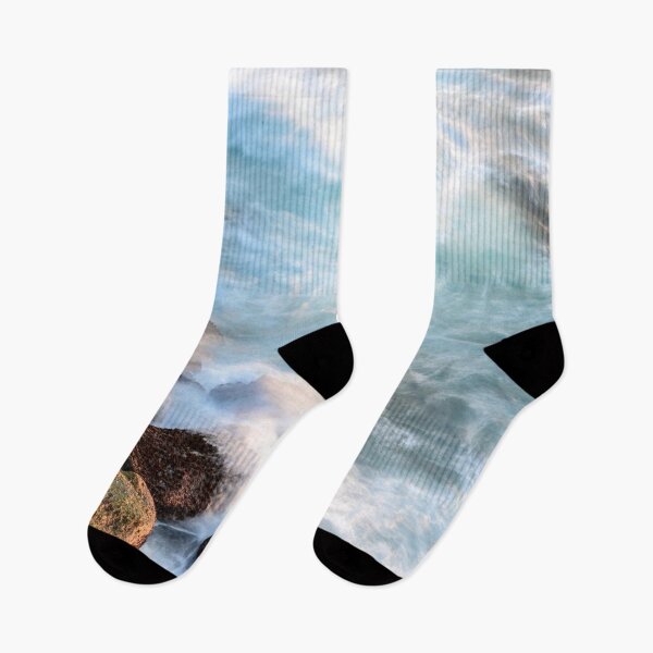 Item preview, Maine Ocean Rocks Waves Sunrise designed and sold by Twisted-Pixels.