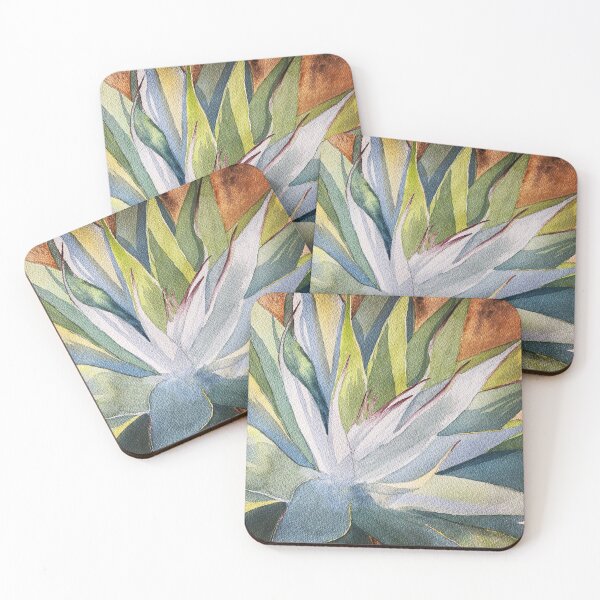 Item preview, Winter Agave Cactus in Blue designed and sold by smnessen.