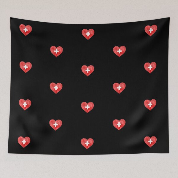 Item preview, Swiss Heart Switzerland Patriot Fan designed and sold by SuperFreshArt.