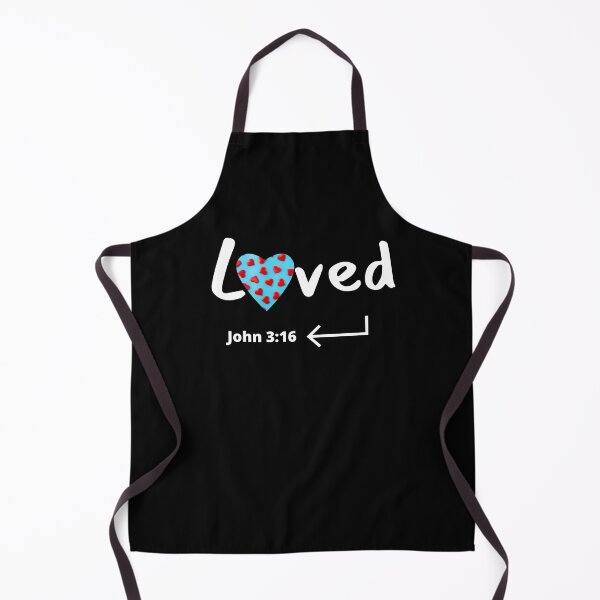 Item preview, Loved John 3:16 Heart designed and sold by RedSparkle.