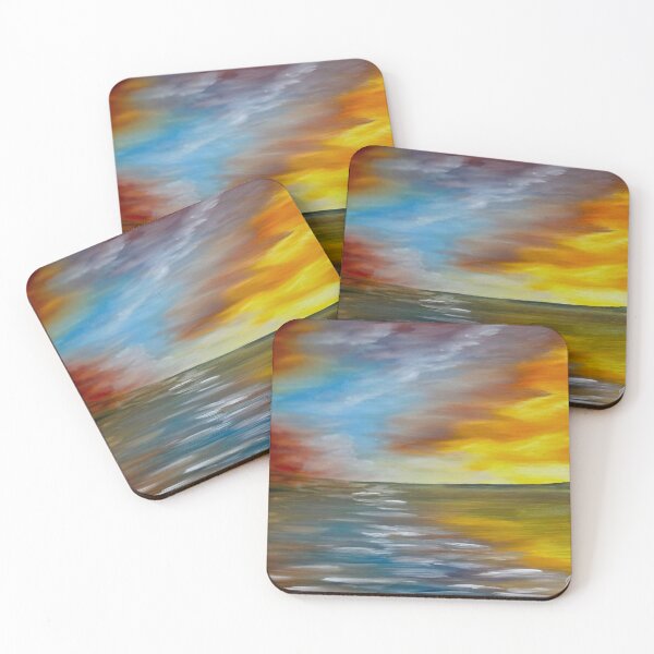 Item preview, Abstract Beach Sunset  designed and sold by SunscapesArt.