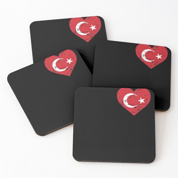 Item preview, Turkey Heart Türkiye Patriot Fan designed and sold by SuperFreshArt.