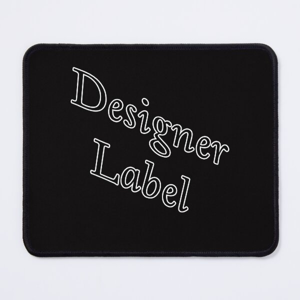 Item preview, Designer Label black on white designed and sold by TerenceLacey.