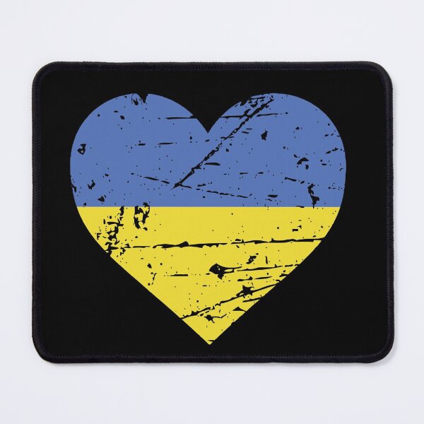 Item preview, Ukraine Heart Flag Ukrajina Patriot Fan designed and sold by SuperFreshArt.