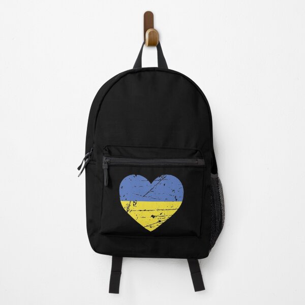 Item preview, Ukraine Heart Flag Ukrajina Patriot Fan designed and sold by SuperFreshArt.