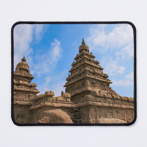 Item preview, Mahabalipuram, India - Gopurams Of Pallava 8th Century Shore Temple designed and sold by Mano Chandra Dhas.