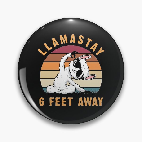 Item preview, Llamastay 6 feet away designed and sold by eiwo87.