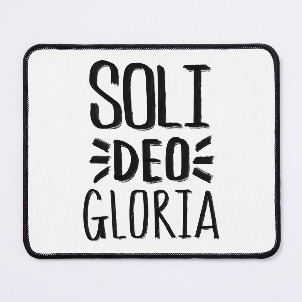 Item preview, Soli Deo Gloria Calvinist Reformation Quote designed and sold by HalpinDesign.