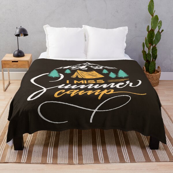 Item preview, I Miss Summer Camp Typography Camping Lover Quote Design designed and sold by winstonart.