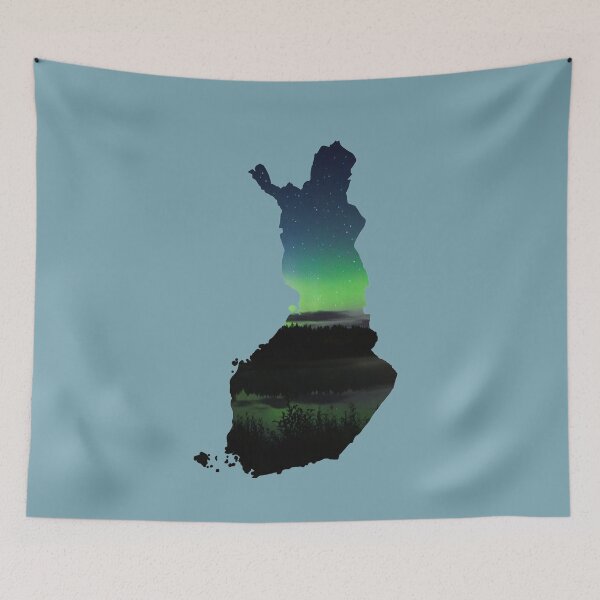 Item preview, The map of Finland designed and sold by Purr95.