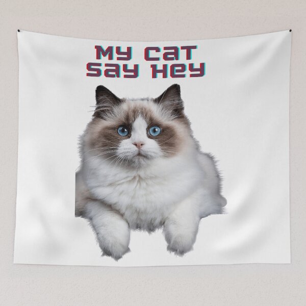 Item preview, My cat say hey designed and sold by love Life22.