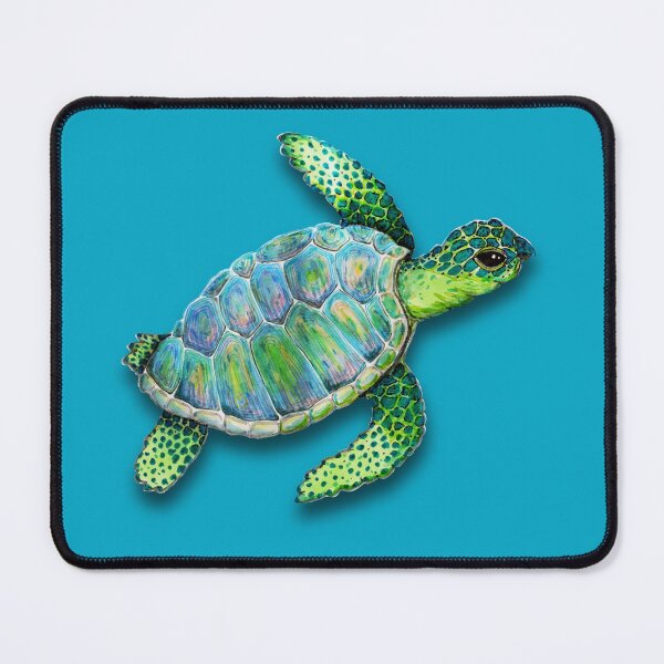 Item preview, Swimming sea turtle designed and sold by Bwiselizzy.