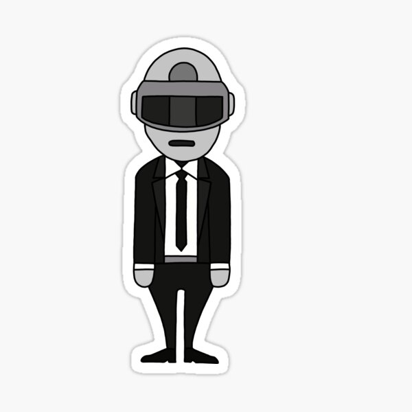 Aperçu de l'œuvre Daft Grey Punk créée et vendue par EclipseInFlames.