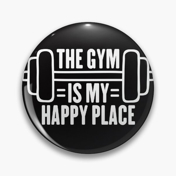 Item preview, The Gym Is My Happy Place designed and sold by AristoDesigner.