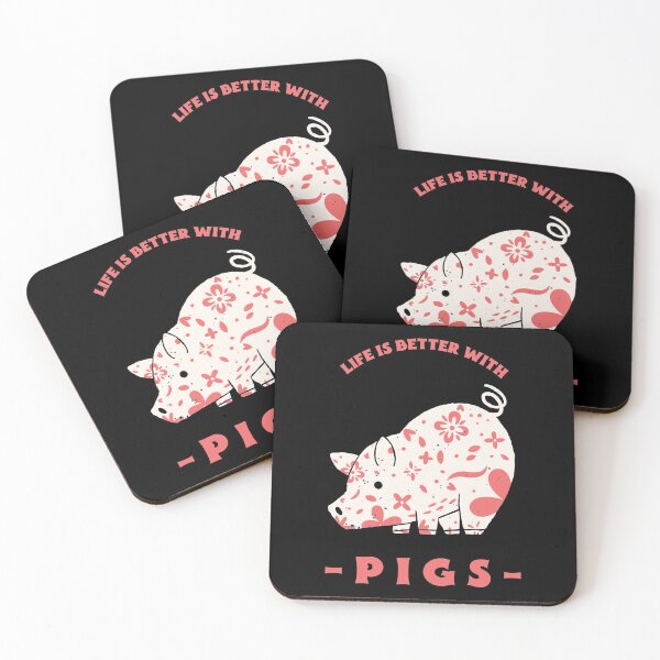Item preview, Life is Better With Pigs Premium T-Shirt designed and sold by henes88.