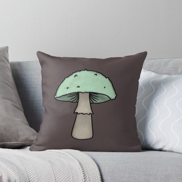 Item preview, teal shroom designed and sold by pixie-bubbles.