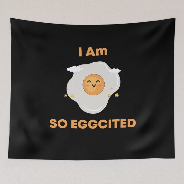 Item preview, I Am So Eggcited Cute Simple Great Design For Girls And Boys designed and sold by pedrored369.