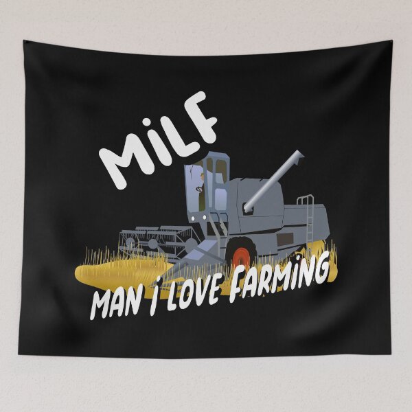 Item preview, Man I Love Farming designed and sold by printhappy4you.
