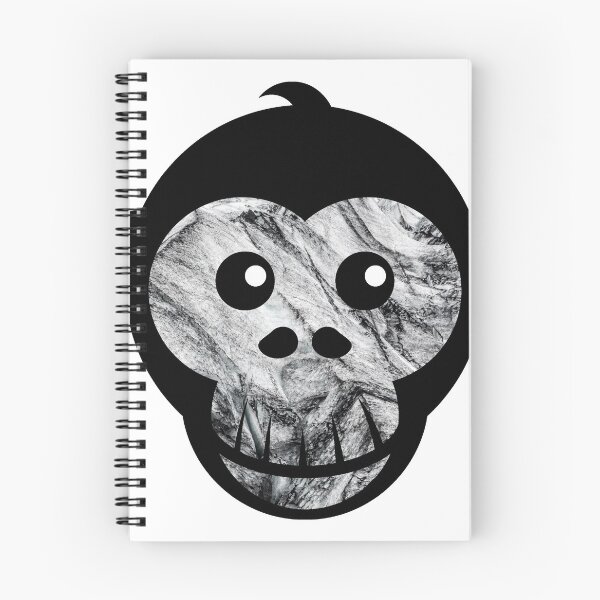 Item preview, Black and White Marbled Monkey designed and sold by BuzzySpaceBee.