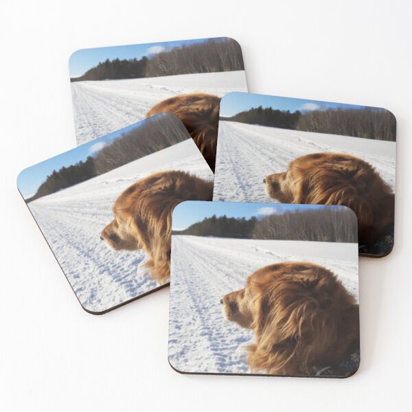 Item preview, dog walk in the snow designed and sold by Dbanksdesign.