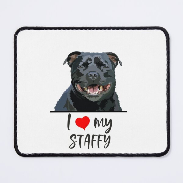 Item preview, I love my Staffy designed and sold by Hollyroseart.