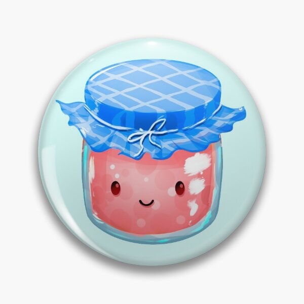 Item preview, Cute Strawberry Jam Jar designed and sold by GalaxyChicken.