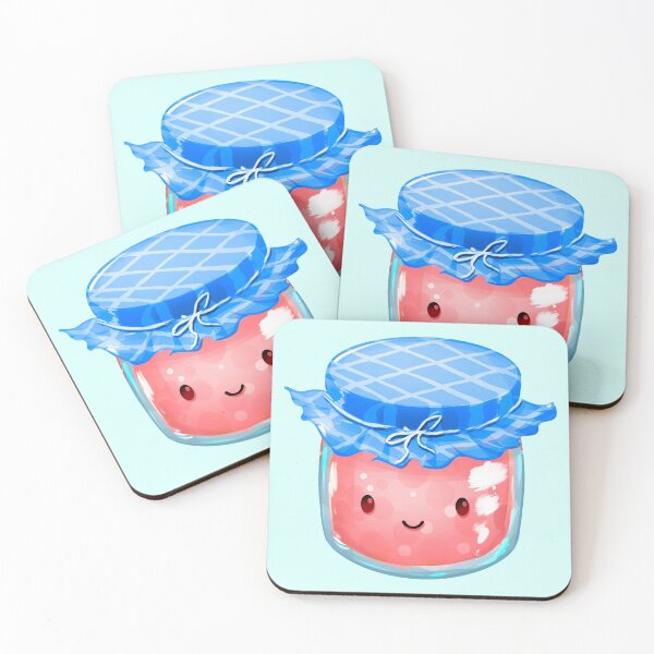 Item preview, Cute Strawberry Jam Jar designed and sold by GalaxyChicken.