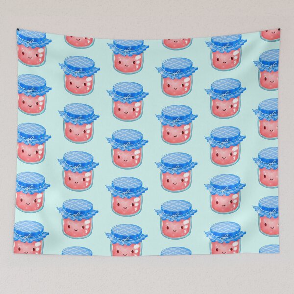 Item preview, Cute Strawberry Jam Jar designed and sold by GalaxyChicken.