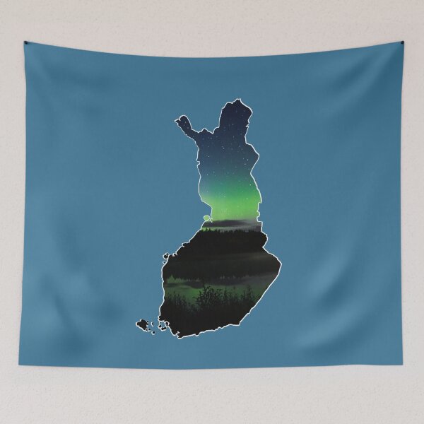 Item preview, Cool looking map of Finland designed and sold by Purr95.