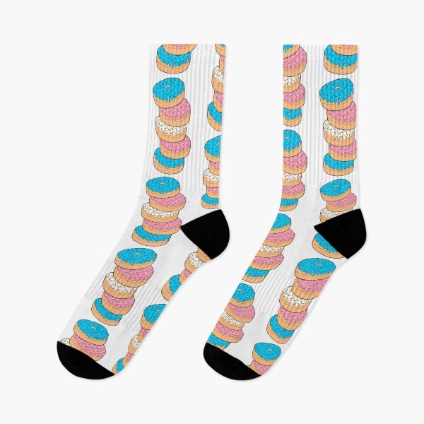Item preview, Transgender Pride Flag Donut Stack designed and sold by MadeByBeata.