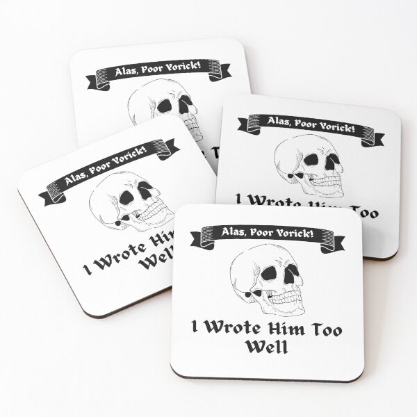 Item preview, Alas, Poor Yorick! I Wrote Him Too Well - White Background designed and sold by TheKnightWriter.