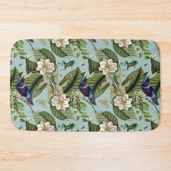 Item preview, Botanical with Cotinga Cordon-Bleu & Magnolia designed and sold by Trish Dish.