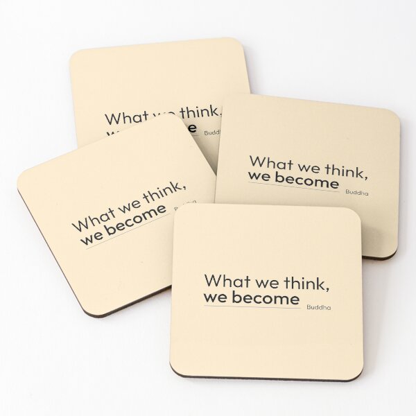 Item preview, What we think We Become Quote designed and sold by Nadheesh.