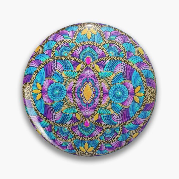 Item preview, Vesica Pisces Mandala Art designed and sold by ThatMandalaShop.