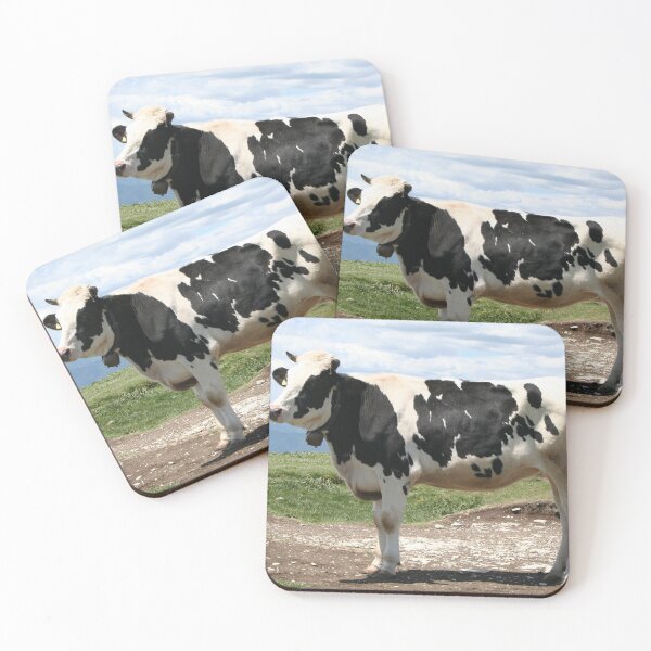 Item preview, Black and White Alpine Cow. designed and sold by prestongeorge.
